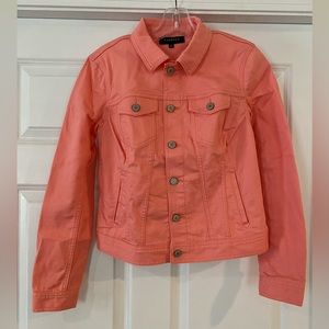 Talbots Classic Jean Jacket - Coral